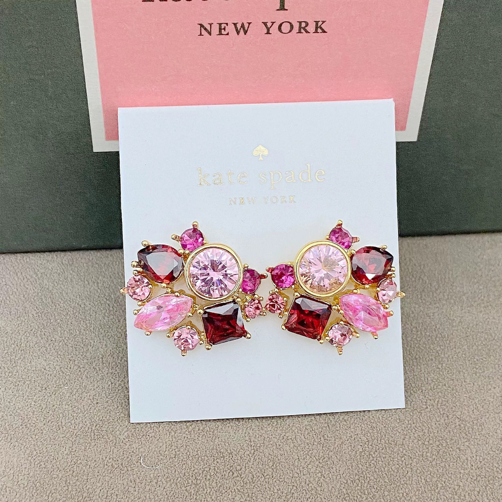 kate spade Trendy Full Diamond Red Garnet